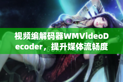 视频编解码器WMVideoDecoder，提升媒体流畅度(1)