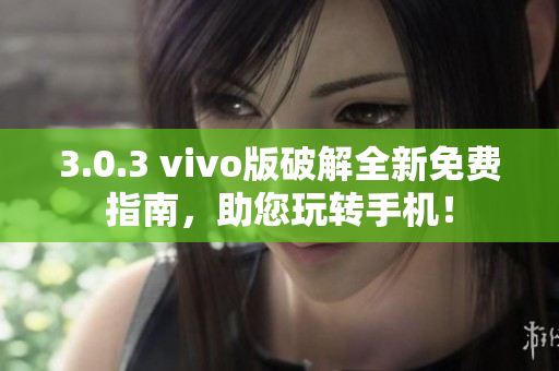 3.0.3 vivo版破解全新免费指南，助您玩转手机！