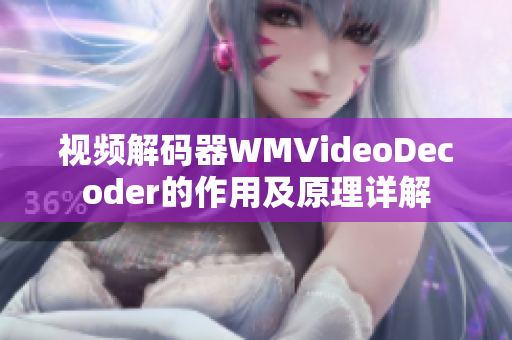 视频解码器WMVideoDecoder的作用及原理详解