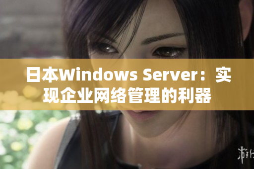 日本Windows Server：实现企业网络管理的利器