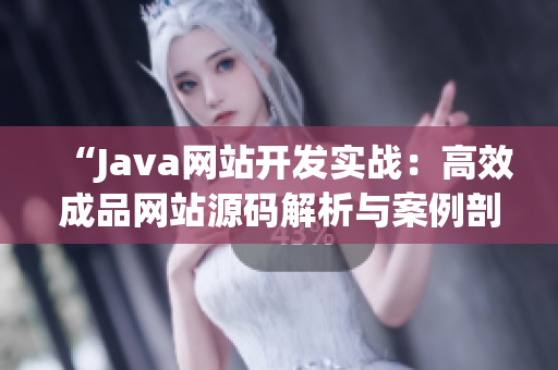 “Java网站开发实战：高效成品网站源码解析与案例剖析”