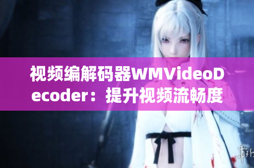 视频编解码器WMVideoDecoder：提升视频流畅度与清晰度(1)