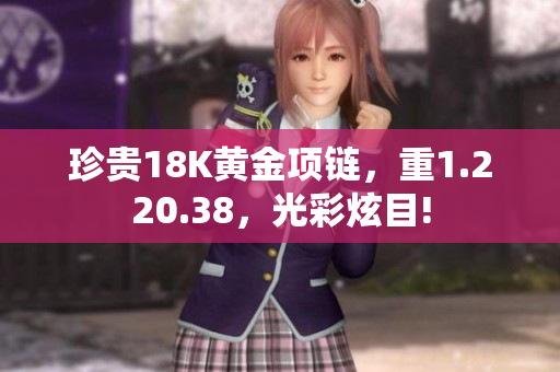 珍贵18K黄金项链，重1.220.38，光彩炫目!