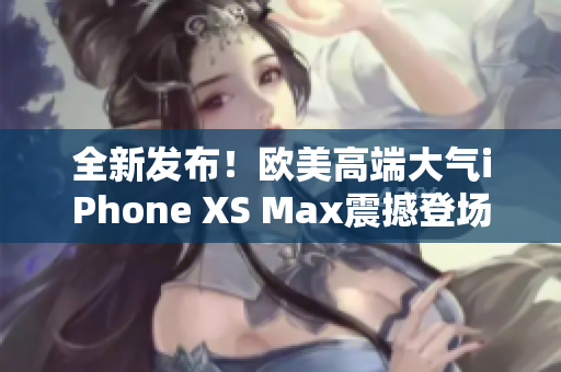 全新发布！欧美高端大气iPhone XS Max震撼登场