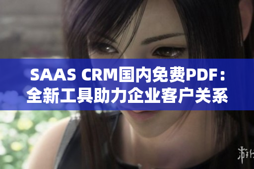 SAAS CRM国内免费PDF：全新工具助力企业客户关系管理