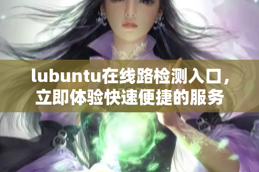 lubuntu在线路检测入口，立即体验快速便捷的服务