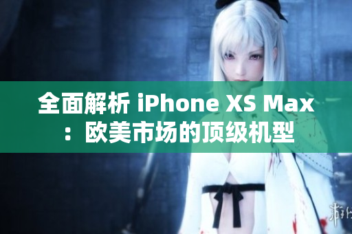 全面解析 iPhone XS Max：欧美市场的顶级机型