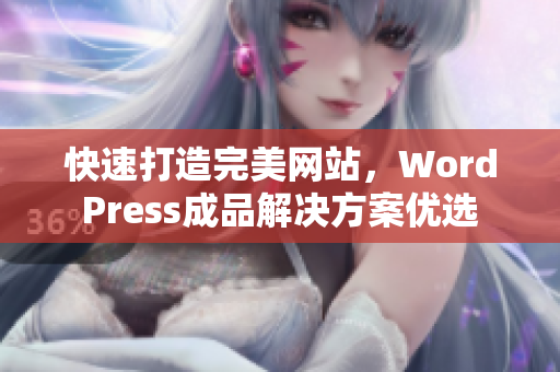 快速打造完美网站，WordPress成品解决方案优选