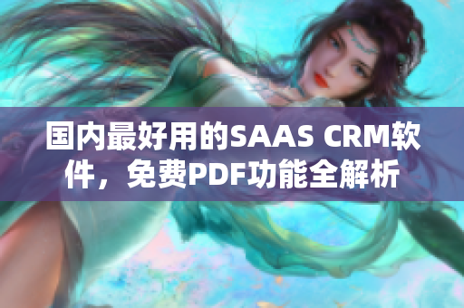 国内最好用的SAAS CRM软件，免费PDF功能全解析