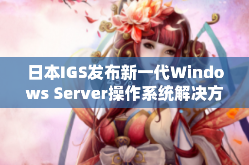 日本IGS发布新一代Windows Server操作系统解决方案