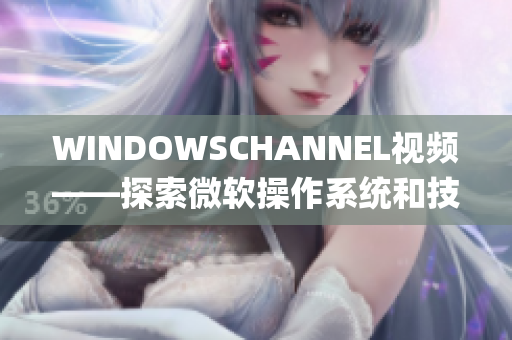 WINDOWSCHANNEL视频——探索微软操作系统和技术的最新频道(1)