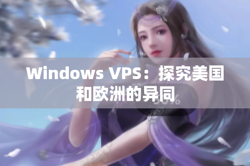 Windows VPS：探究美国和欧洲的异同