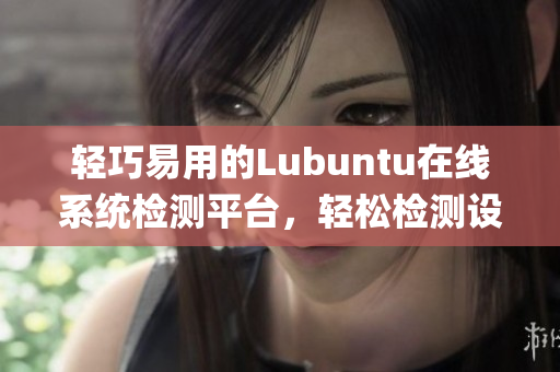 轻巧易用的Lubuntu在线系统检测平台，轻松检测设备性能(1)