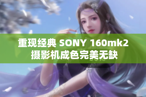 重现经典 SONY 160mk2 摄影机成色完美无缺