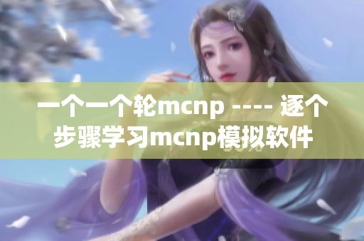 一个一个轮mcnp ---- 逐个步骤学习mcnp模拟软件