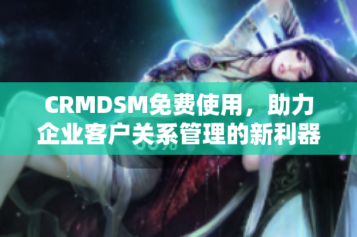 CRMDSM免费使用，助力企业客户关系管理的新利器