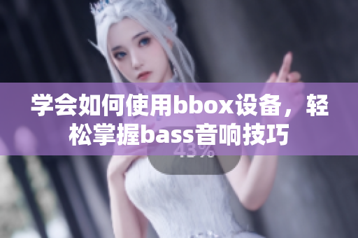 学会如何使用bbox设备，轻松掌握bass音响技巧