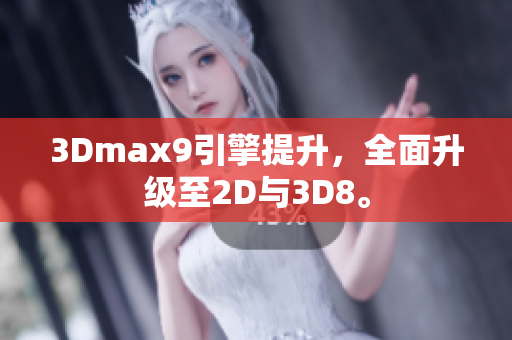 3Dmax9引擎提升，全面升级至2D与3D8。