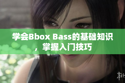 学会Bbox Bass的基础知识，掌握入门技巧