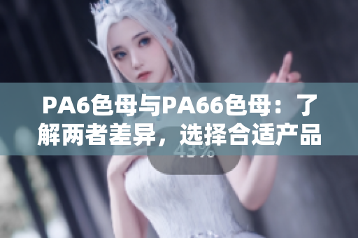 PA6色母与PA66色母：了解两者差异，选择合适产品