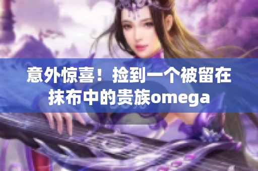 意外惊喜！捡到一个被留在抹布中的贵族omega